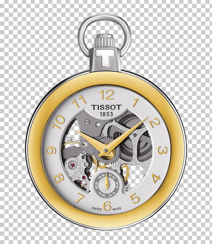 Tissot Pocket Watch Skeleton Watch PNG, Clipart, Clock, Gold, Home Accessories, Jewellery, Luneta Free PNG Download