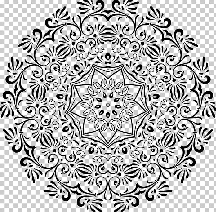 Ornament Symmetry PNG, Clipart, Area, Art, Black, Black And White, Circle Free PNG Download