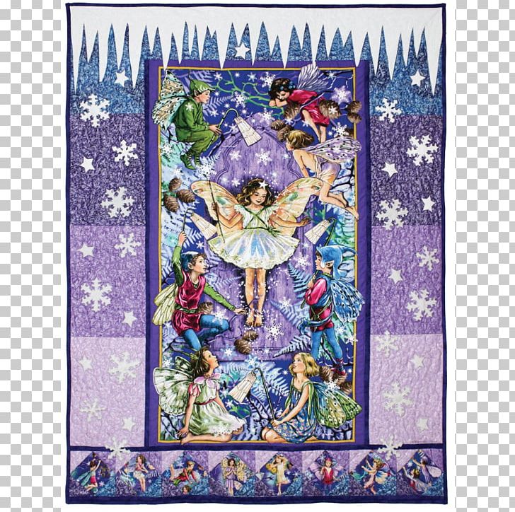 Quilt Flower Fairies Garden Tapestry PNG, Clipart, Art, Ascot Tie, Creative Arts, Fairy, Fictional Character Free PNG Download