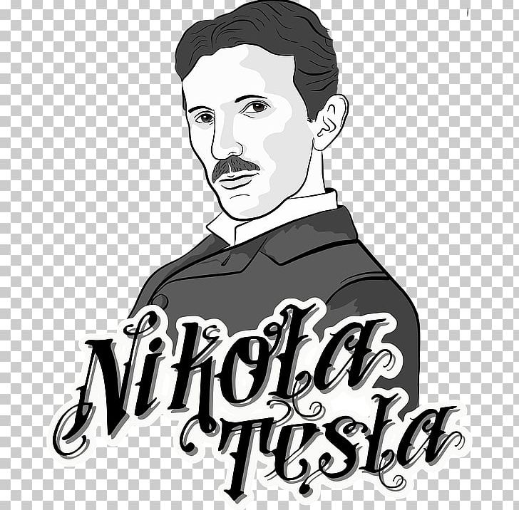 Scientist Tesla Motors Electricity PNG, Clipart, Black And White, Brand, Cartoon, Communication, Electricity Free PNG Download
