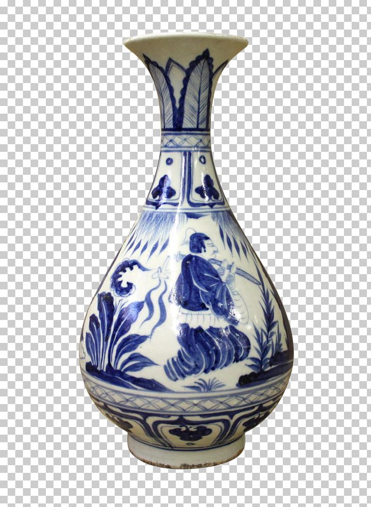 Ceramic Porcelain Blue And White Pottery Cobalt Blue Vase PNG, Clipart, Artifact, Blue, Blue And White Porcelain, Blue And White Pottery, Ceramic Free PNG Download