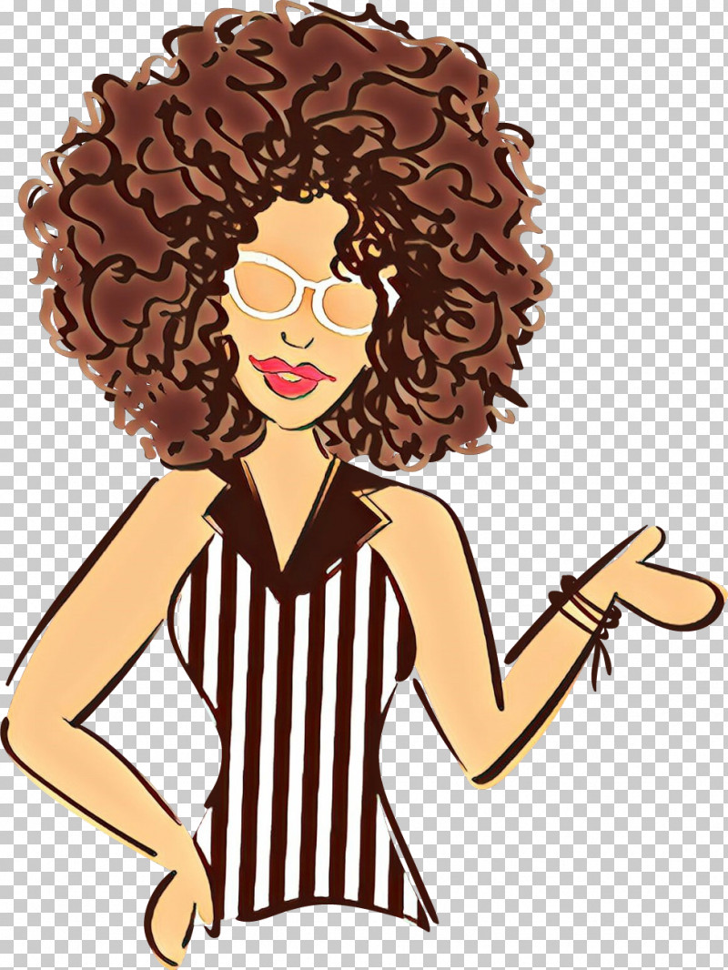 Hair Cartoon Afro Hairstyle Finger PNG, Clipart, Afro, Cartoon, Finger, Gesture, Hair Free PNG Download