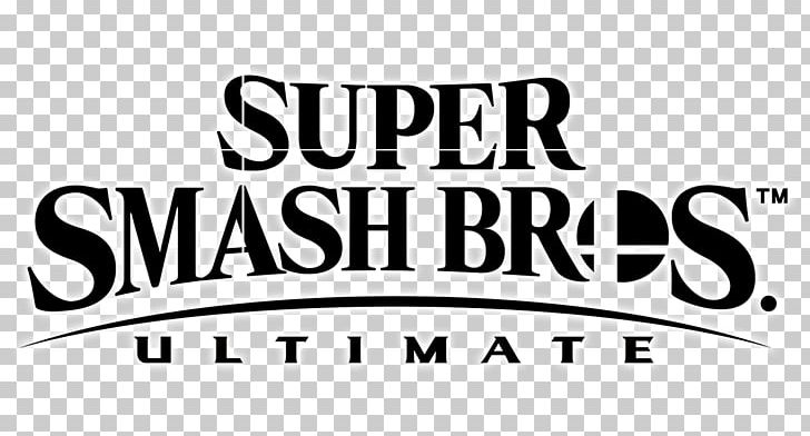 Super Smash Bros.™ Ultimate Nintendo Switch Logo Font Brand PNG, Clipart, Area, Black And White, Brand, Deviantart, Line Free PNG Download