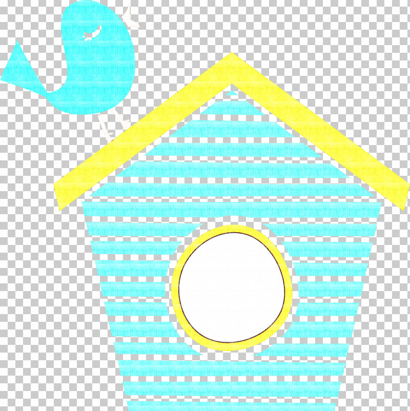 Turquoise Yellow Aqua Line Circle PNG, Clipart, Aqua, Bird House, Circle, Cute Cartoon Bird, Line Free PNG Download