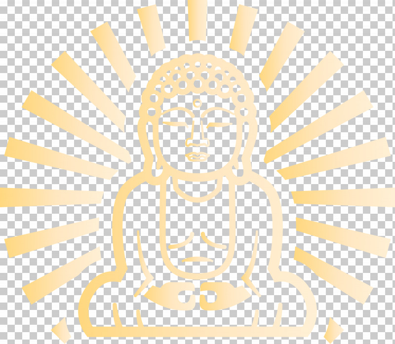 Buddha PNG, Clipart, Buddha, Head, Line, Yellow Free PNG Download