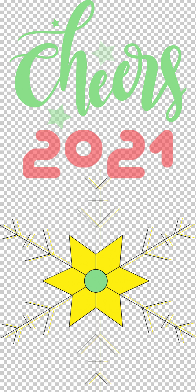 Floral Design PNG, Clipart, Cheers 2021 New Year, Floral Design, Geometry, Leaf, Line Free PNG Download