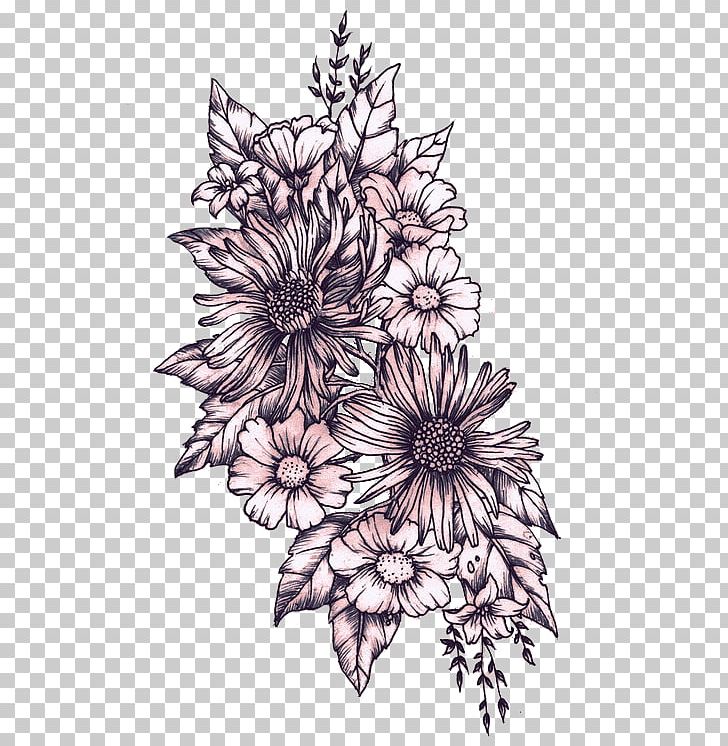 Drawing Tattoo Flower Art PNG, Clipart, Art, Art Museum, Black And White, Chrysanths, Color Free PNG Download