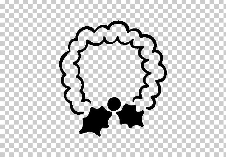 Wreath Christmas Garland PNG, Clipart, Area, Black, Black And White, Body Jewelry, Christmas Free PNG Download