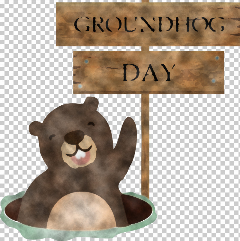 Groundhog Groundhog Day Happy Groundhog Day PNG, Clipart, Bear, Beaver, Brown, Brown Bear, Groundhog Free PNG Download