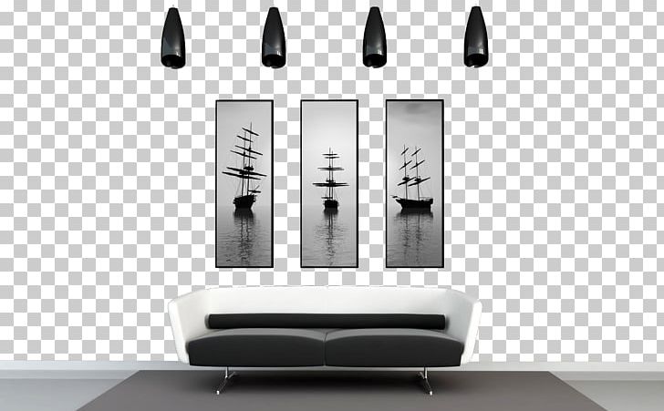 Furniture Living Room Painting PNG, Clipart, Angle, Art, Baby Room, Black And White, Chandelier Free PNG Download