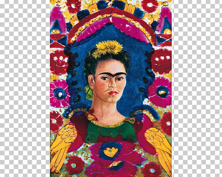 The Frame Self-Portrait With Monkey Frida Kahlo Painting Printmaking PNG, Clipart, Art, Artist, Canvas, Flower, Frame Free PNG Download