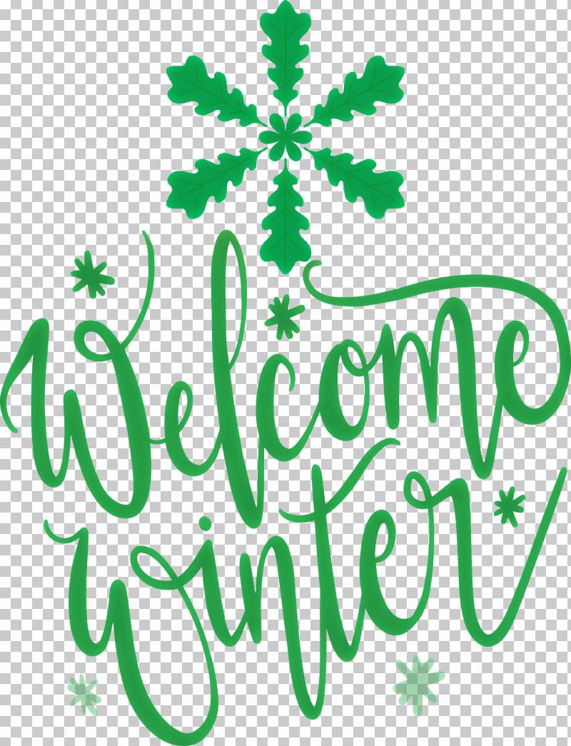 Welcome Winter PNG, Clipart, Flora, Flower, Grasses, Leaf, Logo Free PNG Download