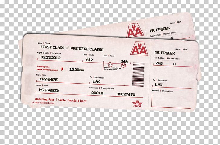 Flight Air Travel Airline Ticket Boarding Pass PNG, Clipart, Airline, Airline Ticket, Air Travel, Boarding, Boarding Pass Free PNG Download