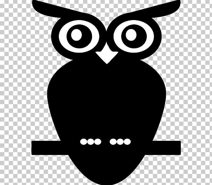Black-and-white Owl PNG, Clipart, Animals, Artwork, Beak, Bird, Black And White Free PNG Download