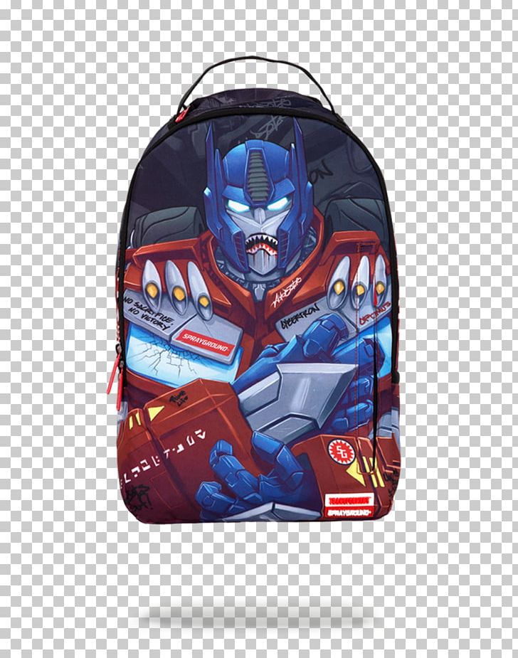 Optimus Prime Sprayground Marvel Civil War Backpack Bag Decal PNG, Clipart, Backpack, Bag, Clothing, Clothing Accessories, Decal Free PNG Download