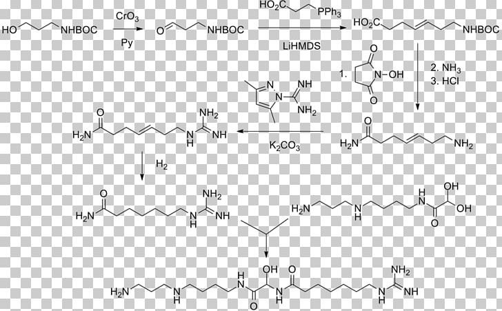 Gusperimus Chemical Synthesis Collins Reagent Interleukin-2 Immunosuppressive Drug PNG, Clipart, Angle, Area, Auto Part, Black And White, Body Jewelry Free PNG Download