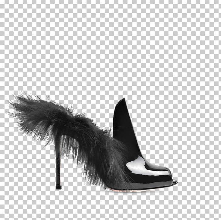 High-heeled Shoe Fur Feather Black M PNG, Clipart, 5 Cm, Aira, Animals, Benton, Black Free PNG Download