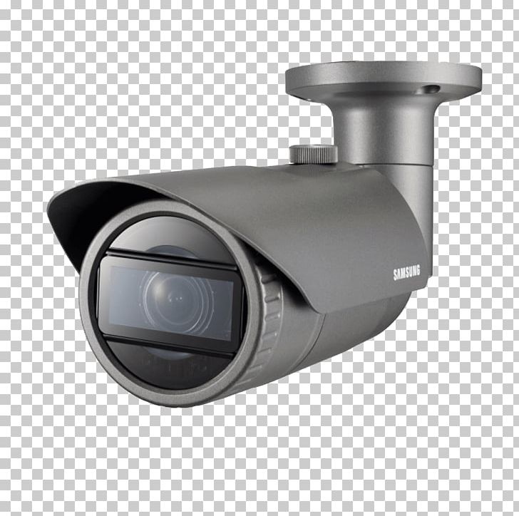 Wisenet QNO Ir Bullet Camera Hanwha Aerospace Hanwha Techwin Samsung WiseNet Q QNO-7010R SAMSUNG Network Camera PNG, Clipart, Angle, Camera, Camera Lens, Cameras Optics, Closedcircuit Television Free PNG Download