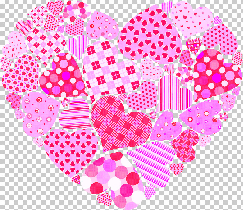 Pink Heart Pattern Heart Magenta PNG, Clipart, Heart, Love, Magenta, Pink, Sticker Free PNG Download
