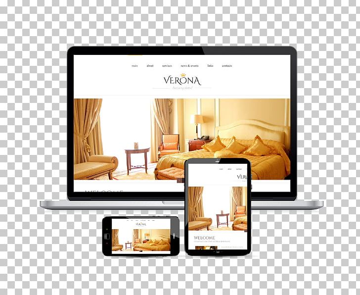 Responsive Web Design Web Template Web Page PNG, Clipart, Brand, Business, Display Advertising, Electronics, Hotel Free PNG Download