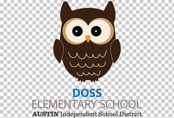 Doss Elementary School Owl Logo PNG, Clipart, Austin, Austin Independent School District, Beak, Bird, Bird Of Prey Free PNG Download
