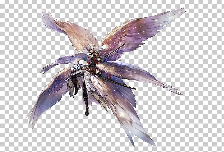 Granblue Fantasy Lucifer Game Character Sandalphon PNG, Clipart, Angel, Anime, Bird, Blue, Character Free PNG Download