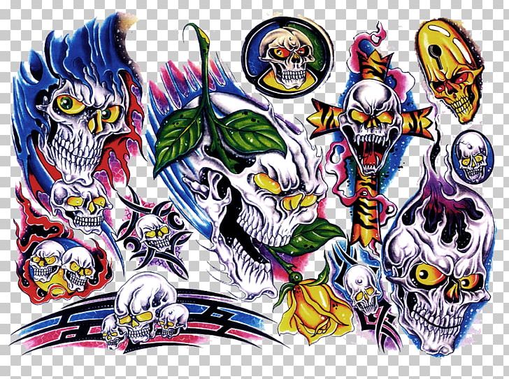 Flash Tattoo Color Art PNG, Clipart, Art, Bone, Color, Colored Pencil, Comic Free PNG Download