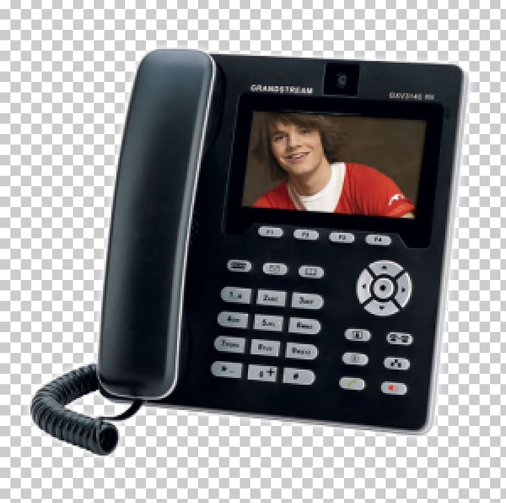 Grandstream Networks VoIP Phone Telephone Grandstream GXV3240 Voice Over IP PNG, Clipart, Caller Id, Communication, Communication Device, Corded Phone, Electronic Device Free PNG Download