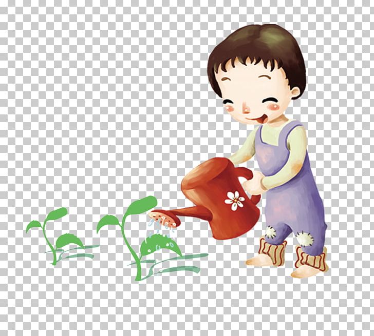 Watering Can Flower PNG, Clipart, Boy, Cartoon, Child, Children, Childrens Day Free PNG Download