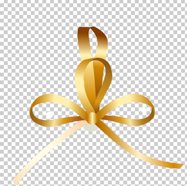 Ribbon Butterfly Gold PNG, Clipart, Adobe Illustrator, Body Jewelry, Bow, Butterfly, Cartoon Free PNG Download