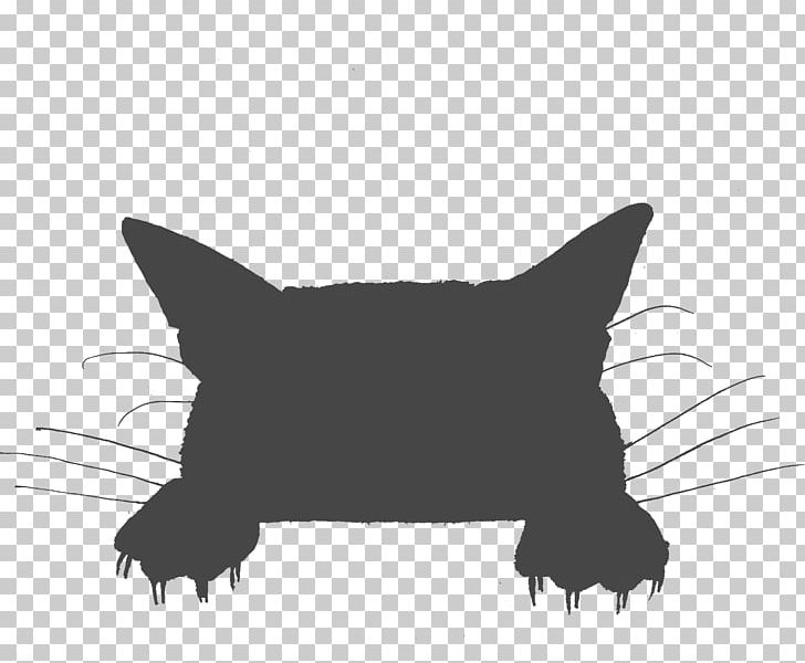 Whiskers Cat Silhouette Dog PNG, Clipart, Animals, Black, Black And White, Black Cat, Black M Free PNG Download