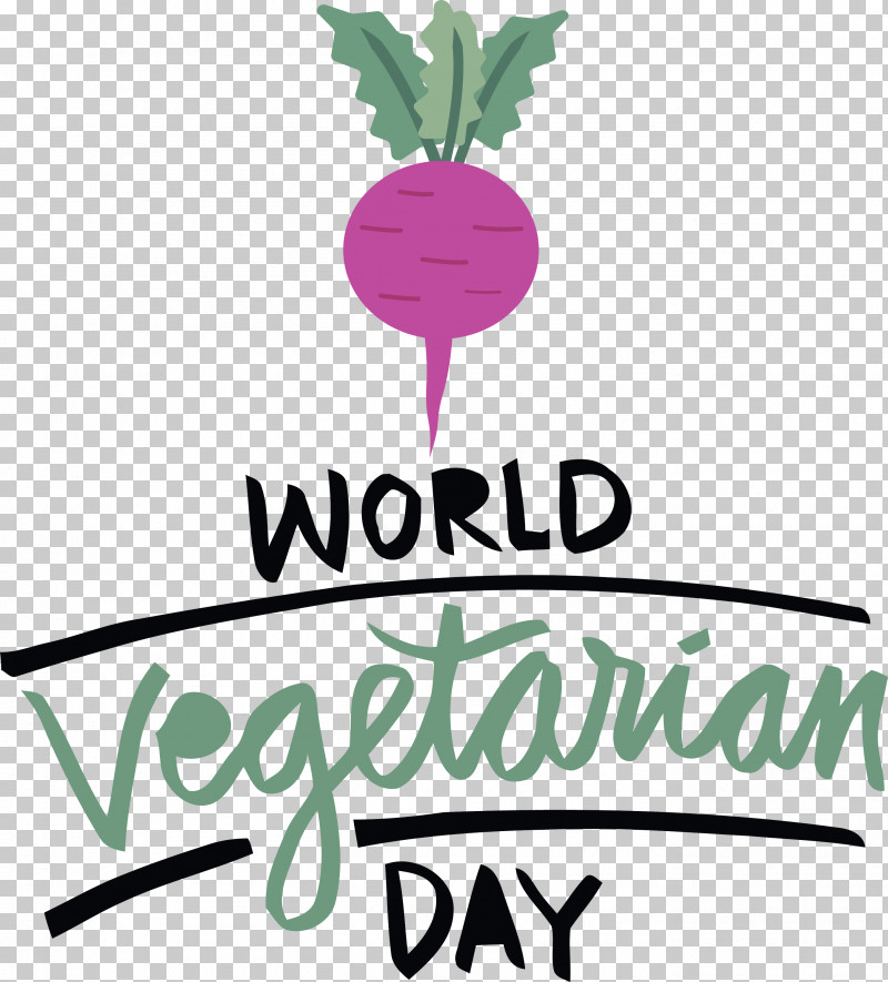 VEGAN World Vegetarian Day PNG, Clipart, Flower, Fruit, Leaf, Line, Logo Free PNG Download