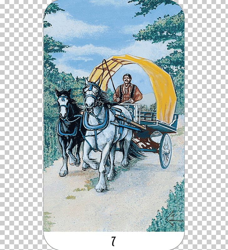 The Buckland Romani Tarot: In The Authentic Gypsy Tradition The Buckland Romani Tarot: The Gypsy Book Of Wisdom The Chariot PNG, Clipart, Animals, Carriage, Cart, Chariot, Coachman Free PNG Download