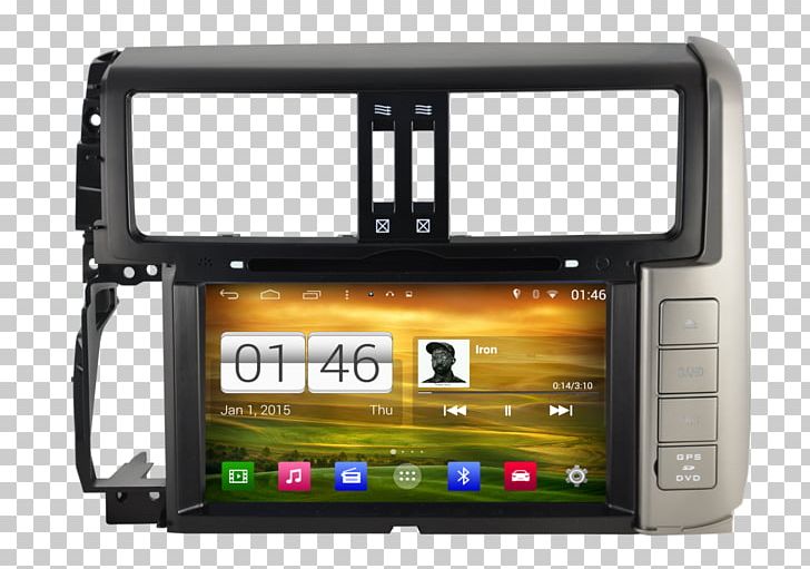 Toyota Land Cruiser Prado Car GPS Navigation Systems Lexus GX PNG, Clipart, Android, Car, Cars, Display Device, Electronics Free PNG Download