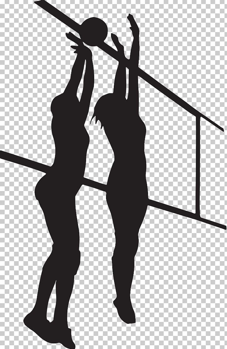 Volleyball Silhouette Shadow PNG, Clipart, Angle, Arm, Ball, Black And White, Blackboard Free PNG Download