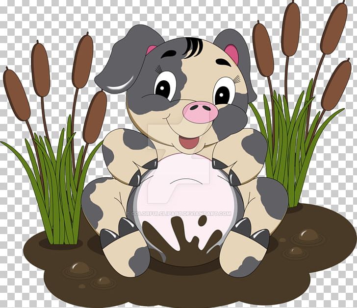 Pig Mud PNG, Clipart, Animals, Animation, Carnivoran, Clip Art, Dog Like Mammal Free PNG Download