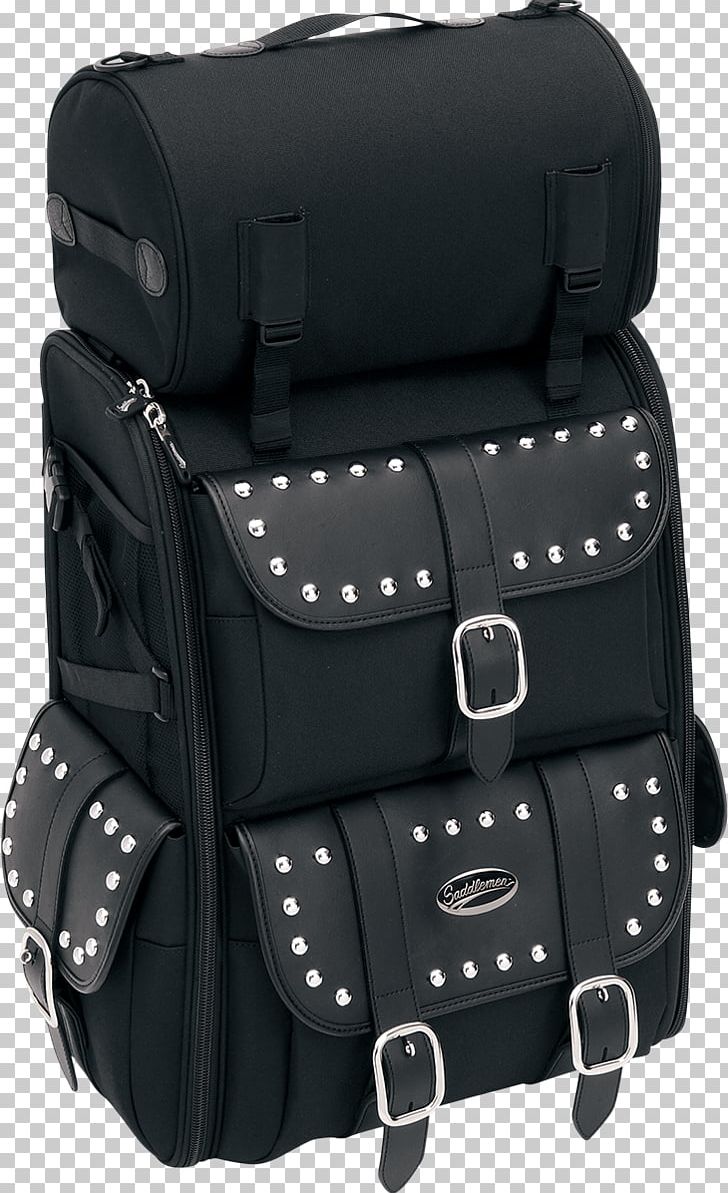 Saddlebag Motorcycle Accessories Sissy Bar Cruiser PNG, Clipart, Backpack, Bag, Baggage, Bicycle, Black Free PNG Download