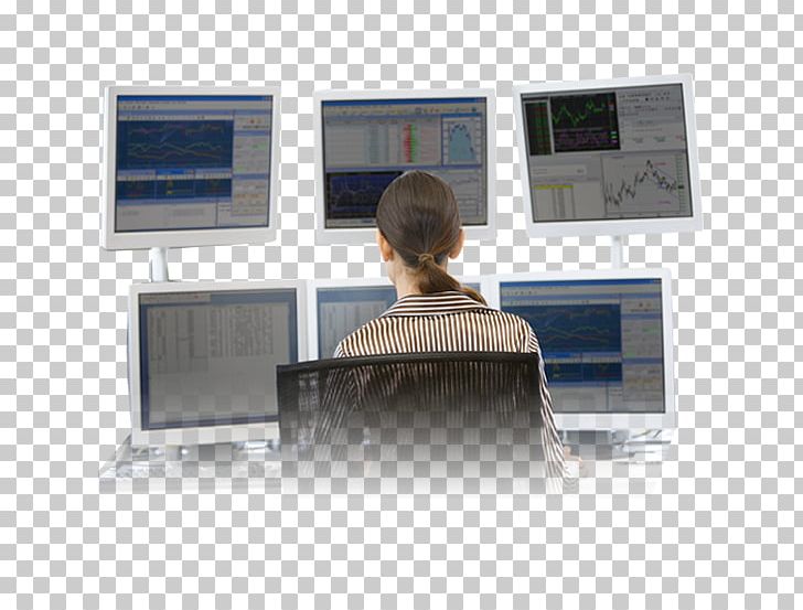Stock Trader Stock Broker Stock Photography PNG, Clipart, Can Stock Photo, Communication, Computer Monitor, Computer Monitor Accessory, Desk Free PNG Download
