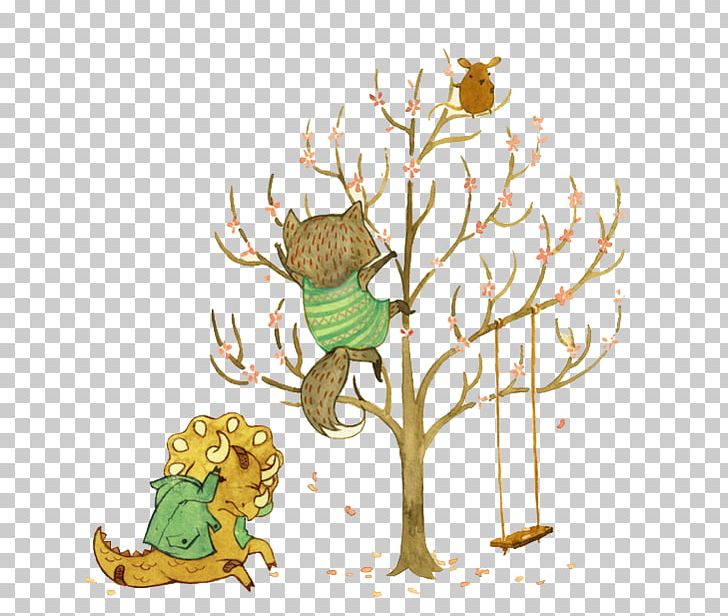 Adventures With Barefoot Critters Visual Arts Drawing Illustrator Illustration PNG, Clipart, Animals, Behance, Birds, Branch, Branches Free PNG Download
