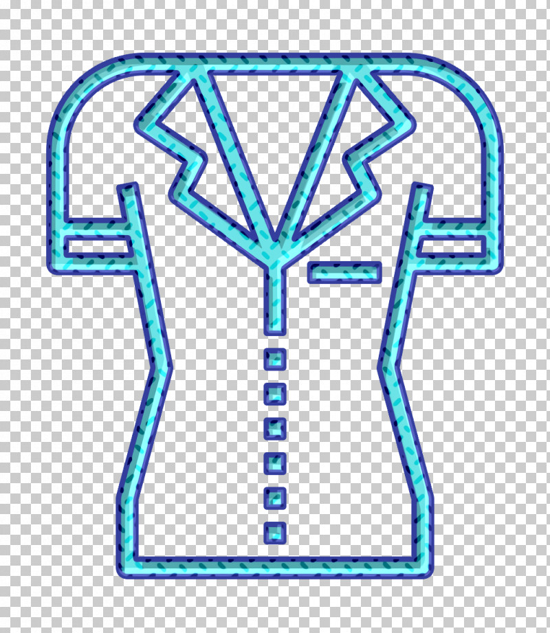 Shirt Icon Clothes Icon PNG, Clipart, Clothes Icon, Electric Blue, Line, Shirt Icon, Turquoise Free PNG Download