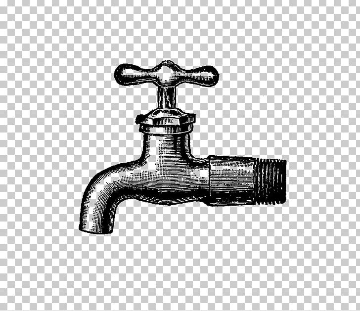 Tap Water Valve Sink PNG, Clipart, Angle, Baseboard, Black And White, Diy Store, Faucet Free PNG Download