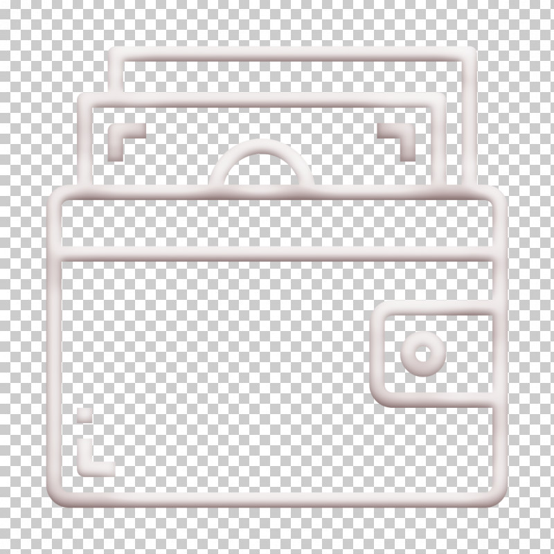 Shopping Icon Wallet Icon PNG, Clipart, Blackandwhite, Line, Logo, Rectangle, Shopping Icon Free PNG Download