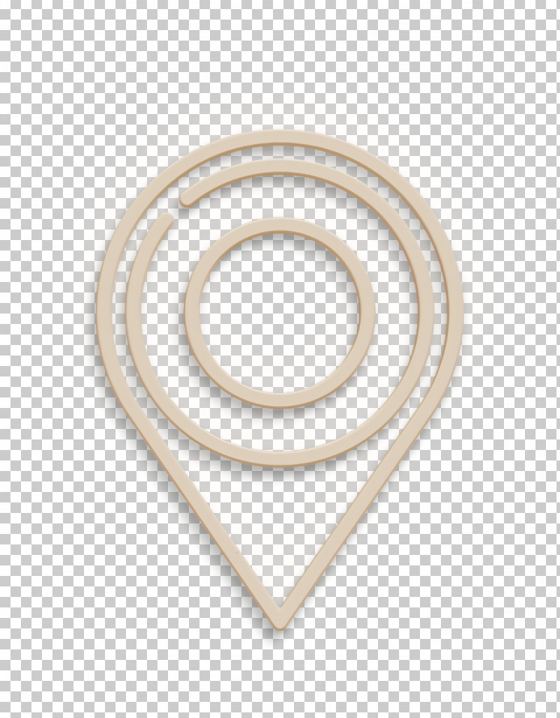 Gps Icon Location Icon PNG, Clipart, Beige, Gps Icon, Jewellery, Location Icon, Metal Free PNG Download