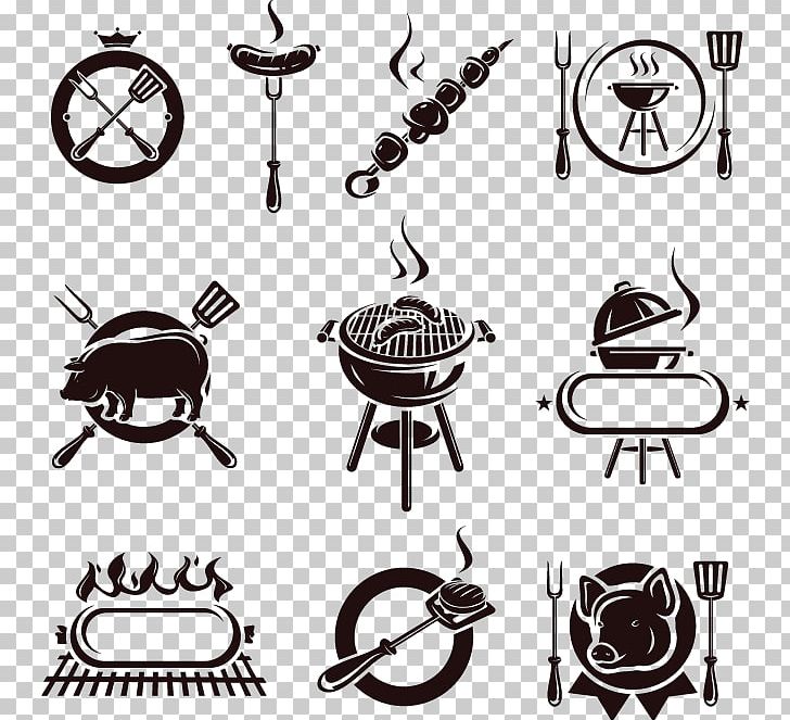 Barbecue Chicken Grilling Fish PNG, Clipart, Barbecue, Barbecue Chicken, Barbecue Vector, Black Background, Black Vector Free PNG Download