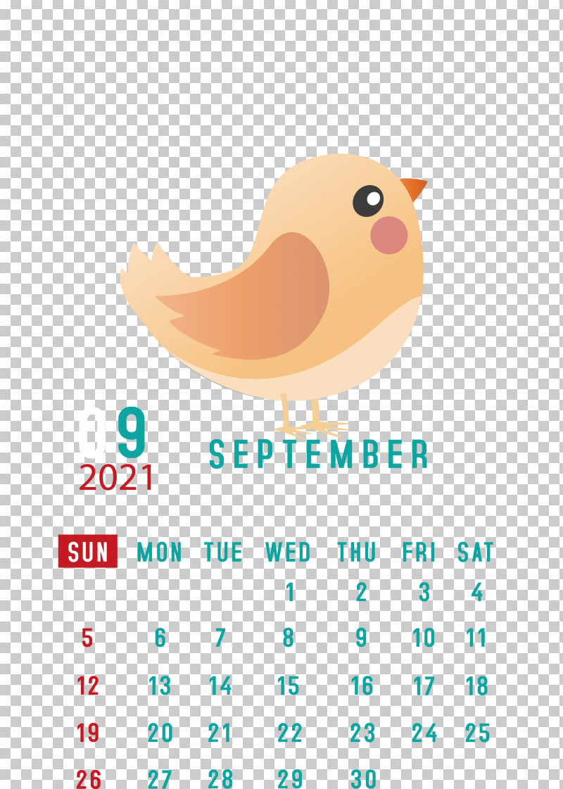 September 2021 Printable Calendar September 2021 Calendar PNG, Clipart, Beak, Birds, Line, Logo, Meter Free PNG Download