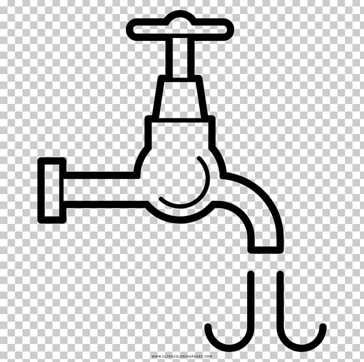 Tap Water Drinking Water Coloring Book PNG, Clipart, Agua, Angle, Area, Bathroom Accessory, Black And White Free PNG Download