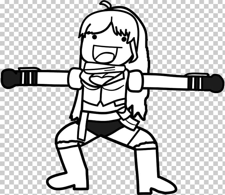 Yang Xiao Long Drawing Line Art PNG, Clipart, Angle, Arm, Art, Artwork, Black Free PNG Download