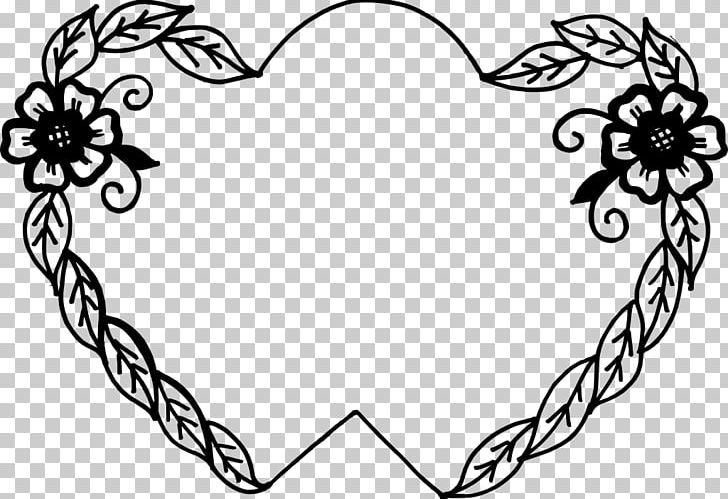 Heart PNG, Clipart, Black And White, Circle, Flora, Flower, Heart Free PNG Download