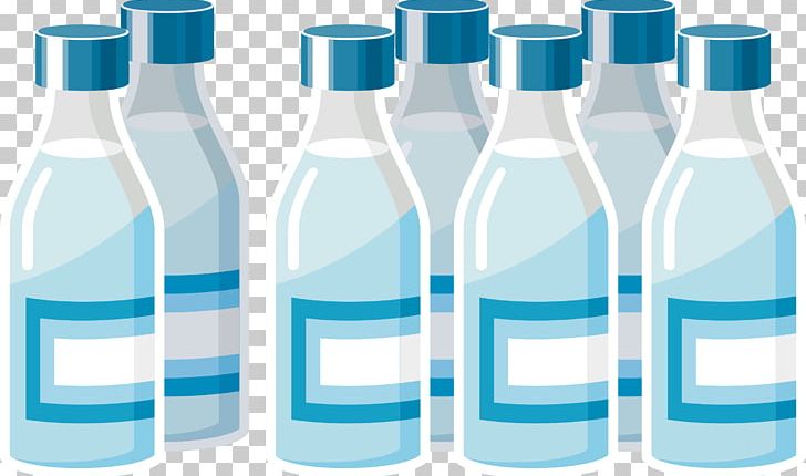 Plastic Bottle Bottled Water PNG, Clipart, Aqua, Blue, Blue Background, Blue Flower, Drinking Water Free PNG Download