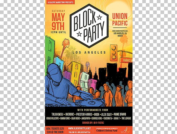Block Party Poster Flyer Los Angeles PNG, Clipart, Advertising, Block Party, City Block, Flyer, Free Party Free PNG Download